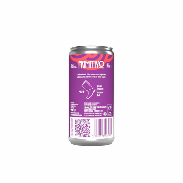 Primitivo - 12 x 187ml can (1 case)